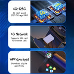 MT27 4G+64G 1.6인치 IP67 방수 4G 안드로이드 8.1 스마트 시계 심박수 / GPS 지원, 가죽 밴드