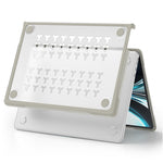 반투명 노트북 보호 케이스, 맥북 에어 13.6인치 A2681 2022 / M3 2024 A3113 / M4 2025 A3240용