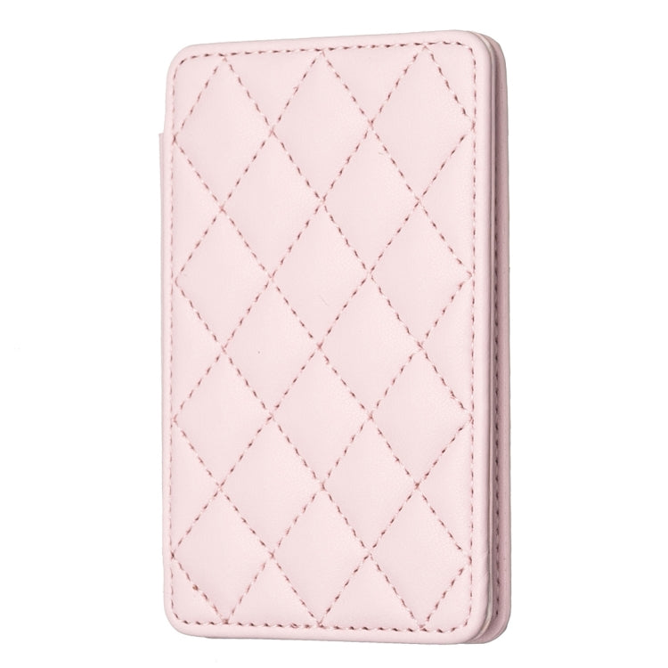 BFK05 Rhombus Pattern Card Bag Mobile Phone Back Sticker