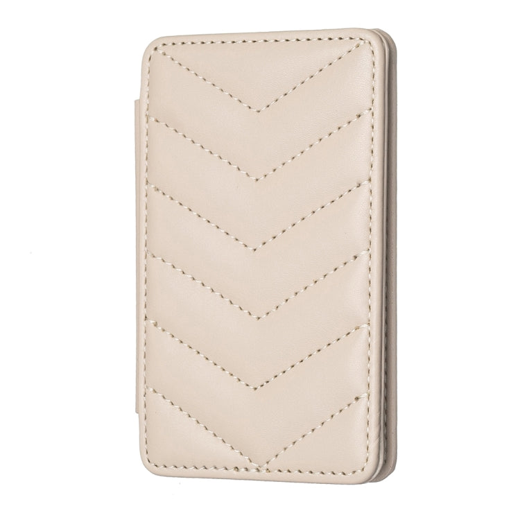 BFK02 Wave Pattern Card Bag Mobile Phone Back Sticker