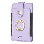 BFK03 Metal Ring Card Bag Mobile Phone Back Sticker