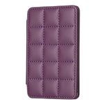 BFK01 Grid Pattern Card Bag Mobile Phone Back Sticker