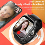 UNIWA X1S 1.9인치 IP67 방수 4G 안드로이드 8.1 듀얼 카메라 스마트 시계 온도 측정 지원, 1G+8G, 2G+16G