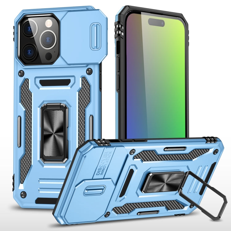 아머 PC + TPU 카메라 쉴드 휴대폰 케이스, 아이폰 17e / 16e용, 아이폰 17 Pro Max용, 아이폰 17 Pro용, 아이폰 17용, 아이폰 Air용, 아이폰 16 Pro Max용