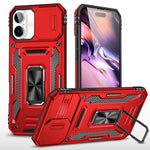 아머 PC + TPU 카메라 쉴드 휴대폰 케이스, 아이폰 16 Pro용, 아이폰 16 Plus용, 아이폰 16용, 아이폰 15 Pro Max용, 아이폰 15 Pro용, 아이폰 15 Plus용