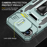 아머 PC + TPU 카메라 쉴드 휴대폰 케이스, 아이폰 17e / 16e용, 아이폰 17 Pro Max용, 아이폰 17 Pro용, 아이폰 17용, 아이폰 Air용, 아이폰 16 Pro Max용