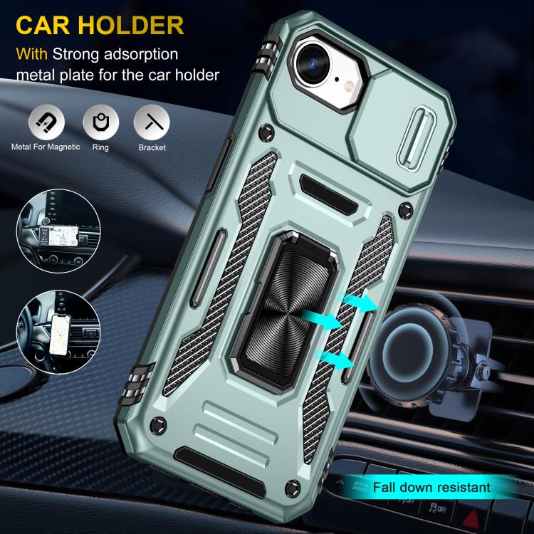 아머 PC + TPU 카메라 쉴드 휴대폰 케이스, 아이폰 17e / 16e용, 아이폰 17 Pro Max용, 아이폰 17 Pro용, 아이폰 17용, 아이폰 Air용, 아이폰 16 Pro Max용