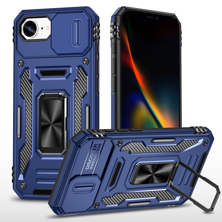 아머 PC + TPU 카메라 쉴드 휴대폰 케이스, 아이폰 17e / 16e용, 아이폰 17 Pro Max용, 아이폰 17 Pro용, 아이폰 17용, 아이폰 Air용, 아이폰 16 Pro Max용
