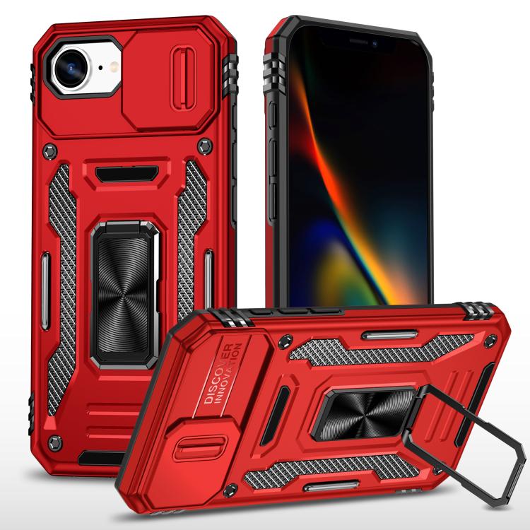 아머 PC + TPU 카메라 쉴드 휴대폰 케이스, 아이폰 17e / 16e용, 아이폰 17 Pro Max용, 아이폰 17 Pro용, 아이폰 17용, 아이폰 Air용, 아이폰 16 Pro Max용