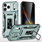 아머 PC + TPU 카메라 쉴드 휴대폰 케이스, 아이폰 17e / 16e용, 아이폰 17 Pro Max용, 아이폰 17 Pro용, 아이폰 17용, 아이폰 Air용, 아이폰 16 Pro Max용