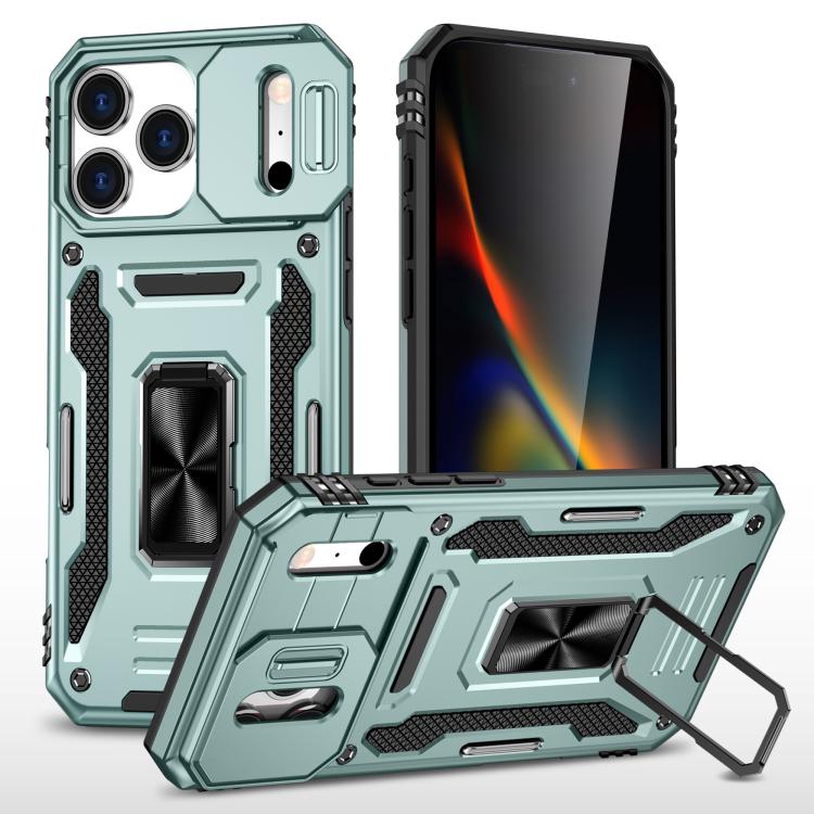 아머 PC + TPU 카메라 쉴드 휴대폰 케이스, 아이폰 17e / 16e용, 아이폰 17 Pro Max용, 아이폰 17 Pro용, 아이폰 17용, 아이폰 Air용, 아이폰 16 Pro Max용