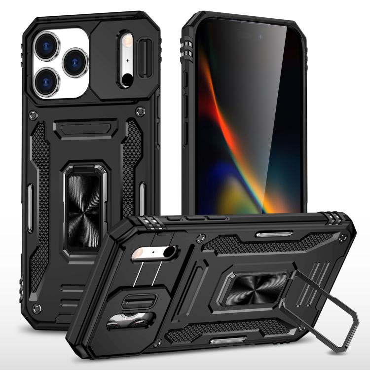 아머 PC + TPU 카메라 쉴드 휴대폰 케이스, 아이폰 17e / 16e용, 아이폰 17 Pro Max용, 아이폰 17 Pro용, 아이폰 17용, 아이폰 Air용, 아이폰 16 Pro Max용