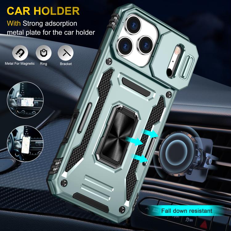 아머 PC + TPU 카메라 쉴드 휴대폰 케이스, 아이폰 17e / 16e용, 아이폰 17 Pro Max용, 아이폰 17 Pro용, 아이폰 17용, 아이폰 Air용, 아이폰 16 Pro Max용