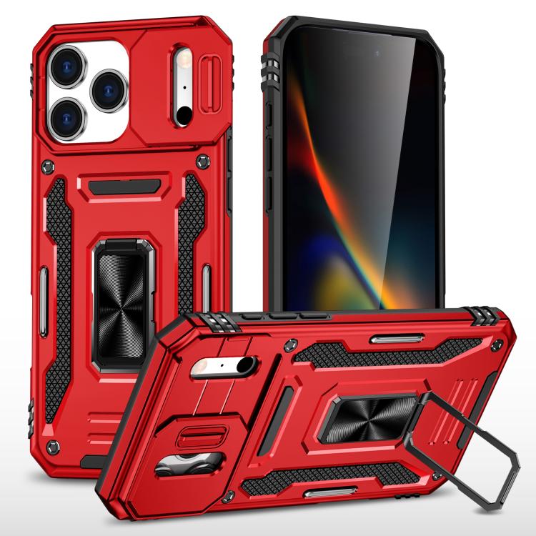 아머 PC + TPU 카메라 쉴드 휴대폰 케이스, 아이폰 17e / 16e용, 아이폰 17 Pro Max용, 아이폰 17 Pro용, 아이폰 17용, 아이폰 Air용, 아이폰 16 Pro Max용