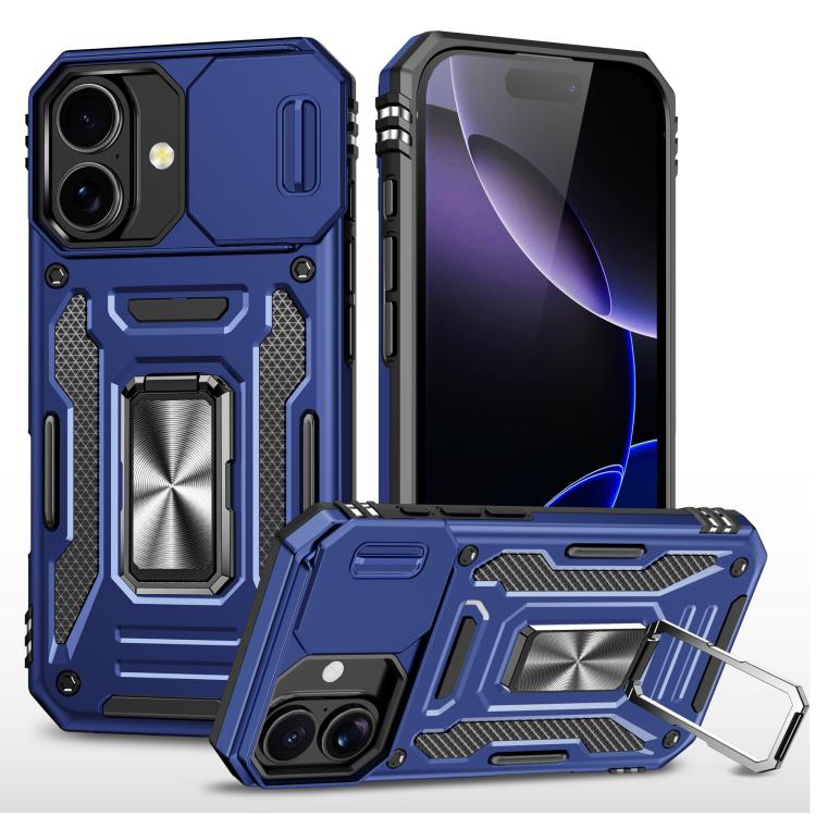 아머 PC + TPU 카메라 쉴드 휴대폰 케이스, 아이폰 17e / 16e용, 아이폰 17 Pro Max용, 아이폰 17 Pro용, 아이폰 17용, 아이폰 Air용, 아이폰 16 Pro Max용