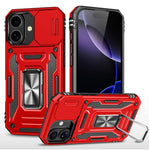 아머 PC + TPU 카메라 쉴드 휴대폰 케이스, 아이폰 17e / 16e용, 아이폰 17 Pro Max용, 아이폰 17 Pro용, 아이폰 17용, 아이폰 Air용, 아이폰 16 Pro Max용
