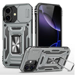아머 PC + TPU 카메라 쉴드 휴대폰 케이스, 아이폰 17e / 16e용, 아이폰 17 Pro Max용, 아이폰 17 Pro용, 아이폰 17용, 아이폰 Air용, 아이폰 16 Pro Max용