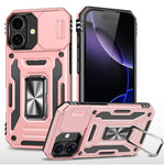 아머 PC + TPU 카메라 쉴드 휴대폰 케이스, 아이폰 17e / 16e용, 아이폰 17 Pro Max용, 아이폰 17 Pro용, 아이폰 17용, 아이폰 Air용, 아이폰 16 Pro Max용