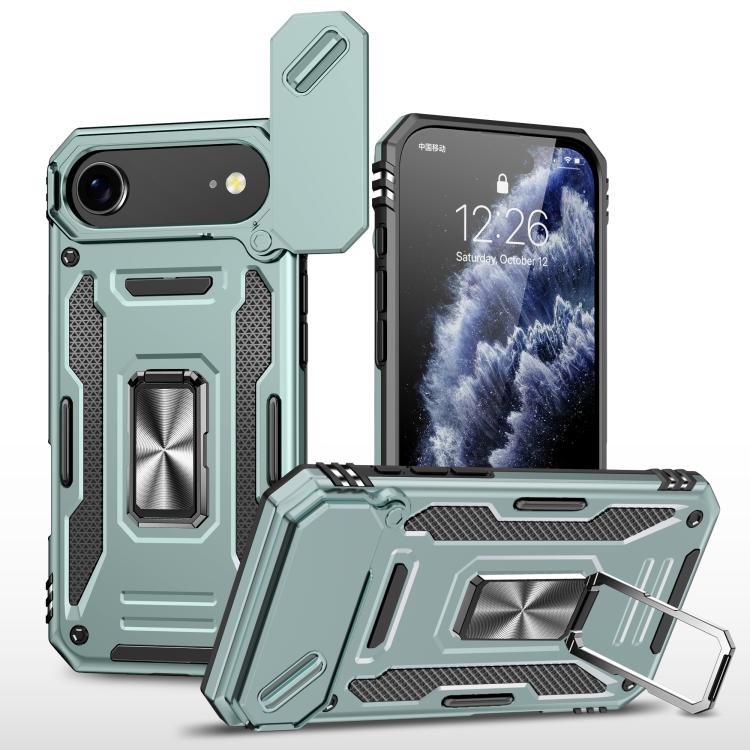 아머 PC + TPU 카메라 쉴드 휴대폰 케이스, 아이폰 17e / 16e용, 아이폰 17 Pro Max용, 아이폰 17 Pro용, 아이폰 17용, 아이폰 Air용, 아이폰 16 Pro Max용