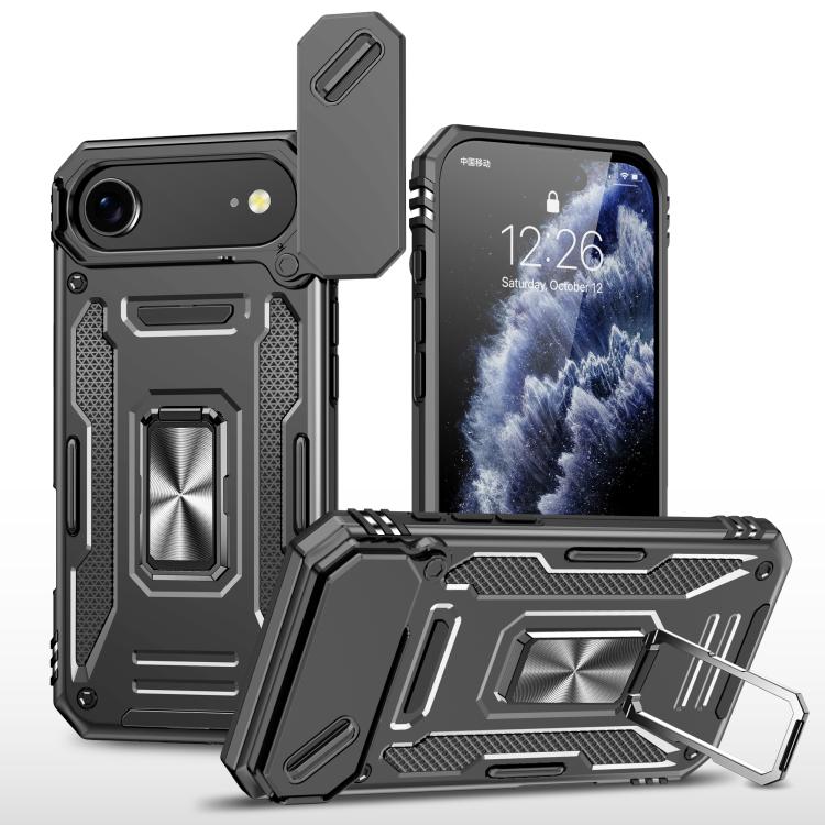 아머 PC + TPU 카메라 쉴드 휴대폰 케이스, 아이폰 17e / 16e용, 아이폰 17 Pro Max용, 아이폰 17 Pro용, 아이폰 17용, 아이폰 Air용, 아이폰 16 Pro Max용