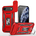아머 PC + TPU 카메라 쉴드 휴대폰 케이스, 아이폰 17e / 16e용, 아이폰 17 Pro Max용, 아이폰 17 Pro용, 아이폰 17용, 아이폰 Air용, 아이폰 16 Pro Max용