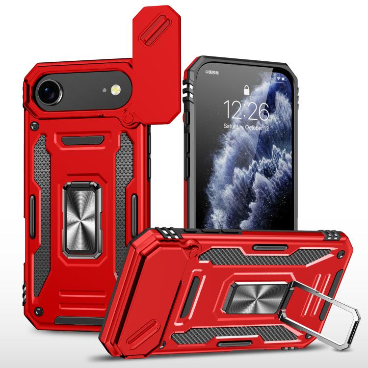 아머 PC + TPU 카메라 쉴드 휴대폰 케이스, 아이폰 17e / 16e용, 아이폰 17 Pro Max용, 아이폰 17 Pro용, 아이폰 17용, 아이폰 Air용, 아이폰 16 Pro Max용