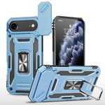 아머 PC + TPU 카메라 쉴드 휴대폰 케이스, 아이폰 17e / 16e용, 아이폰 17 Pro Max용, 아이폰 17 Pro용, 아이폰 17용, 아이폰 Air용, 아이폰 16 Pro Max용