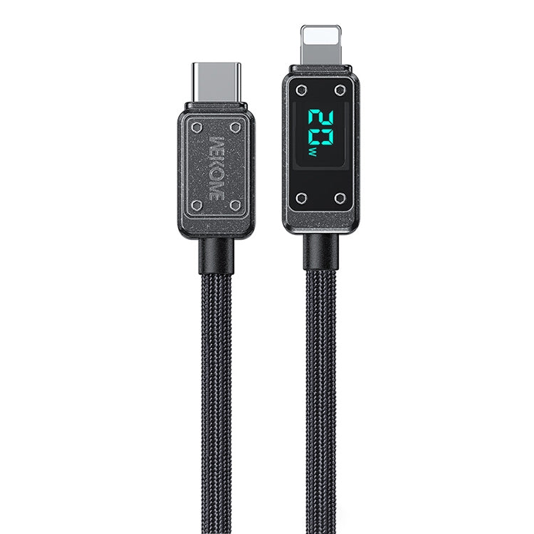WK WDC-08 PD 20W USB-C/Type-C to 8핀 디지털 디스플레이 데이터 케이블, 길이: 1m, WDC-08