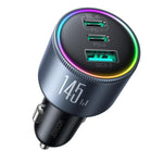 JOYROOM JR-CCN07 145W Dual PD+QC3.0 3-Port Car Charger, JR-CCN07