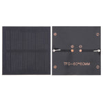 DIY 태양광 배터리 태양광 패널 모듈 셀, 5V 0.3W 60mAh 60 x 60mm, 6V 0.2W 60mAh 70 x 25mm, 5V 0.25W 50mAh 80 x 30mm, 5V 0.3W 140mAh 84.5 x 84.5mm, 5V 1.3W 250mAh 84 x 175mm, 5V 3W 600mAh 190 x 110mm, 6V 3W 500mAh 169.5 x 116mm