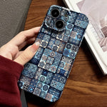 Painted Pattern Precise Hole PC Phone Case, For iPhone 14 Plus