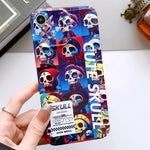 Painted Pattern Precise Hole PC Phone Case, For iPhone XR