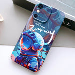 Painted Pattern Precise Hole PC Phone Case, For iPhone XS Max