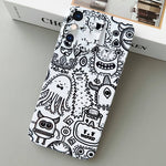 Painted Pattern Precise Hole PC Phone Case, For iPhone XS Max