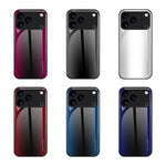 텍스처 그라데이션 유리 TPU 휴대폰 케이스, 아이폰 17 Pro Max용, 아이폰 17 Pro용, 아이폰 17용, 아이폰 Air용, 아이폰 16 Pro Max용, 아이폰 16 Pro용, 아이폰 16 Plus용, 아이폰 16용