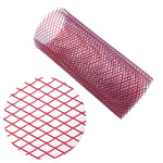 XH-6013 100x33cm Universal Car Grill Mesh Aluminum Alloy Grille Insert Bumper, Small Hole, Large Hole