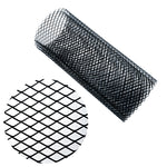 XH-6013 100x33cm Universal Car Grill Mesh Aluminum Alloy Grille Insert Bumper, Small Hole, Large Hole