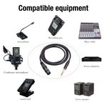 6.35mm 1/4 TRS 수컷 to XLR 3핀 암 마이크로폰 케이블, 1m, 1.8m, 3m, 5m, 10m