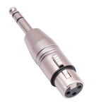 LZ1179 6.35mm 1/4 TRS 수- XLR 3핀 암 어댑터, LZ1179