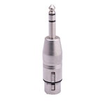 LZ1179 6.35mm 1/4 TRS 수- XLR 3핀 암 어댑터, LZ1179