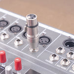 LZ1179 6.35mm 1/4 TRS 수- XLR 3핀 암 어댑터, LZ1179
