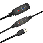 USB 3.0 수-암 슈퍼 스피드 연장 케이블, 5m, 10m
