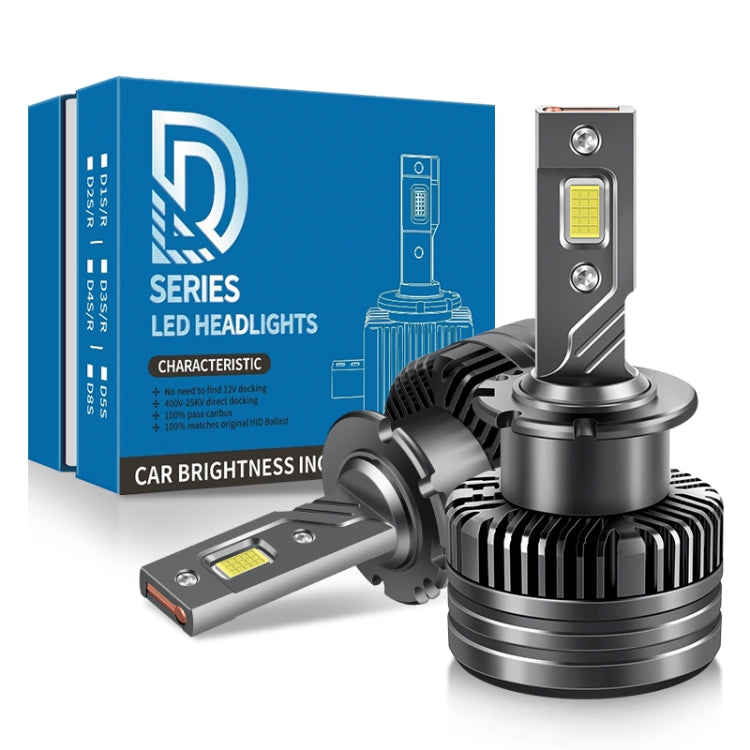 P15 1 Pair D4S / D4R DC10-32V / 35W / 6000K / 4000LM IP68 Waterproof Car LED Headlight, D4S / D4R