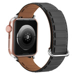 리버스 버클 마그네틱 실리콘 시계 밴드, Apple Watch Series 10 46mm용, Apple Watch Series 10 42mm용, Apple Watch SE 2023 44mm용