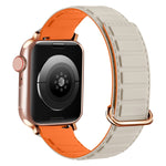 리버스 버클 마그네틱 실리콘 시계 밴드, Apple Watch Series 10 46mm용, Apple Watch Series 10 42mm용, Apple Watch SE 2023 44mm용