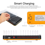 WLX-815P 180W 15포트 USB 고속 충전 도크 스마트 충전기 홀더 포함, 180W 미국 플러그, 180W EU 플러그, 180W 영국 플러그, 180W 호주 플러그