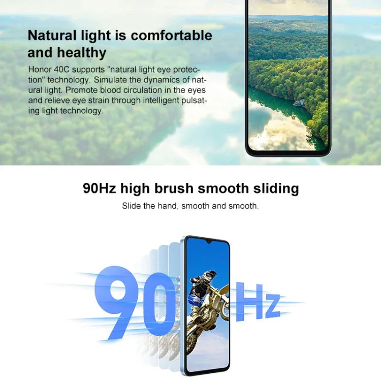 Honor Play 40C 5G, 6.56인치 MagicOS 7.1 Snapdragon 480 Plus 옥타 코어 최대 2.2GHz, 네트워크: 5G, 구글 플레이 미지원, 6GB+128GB