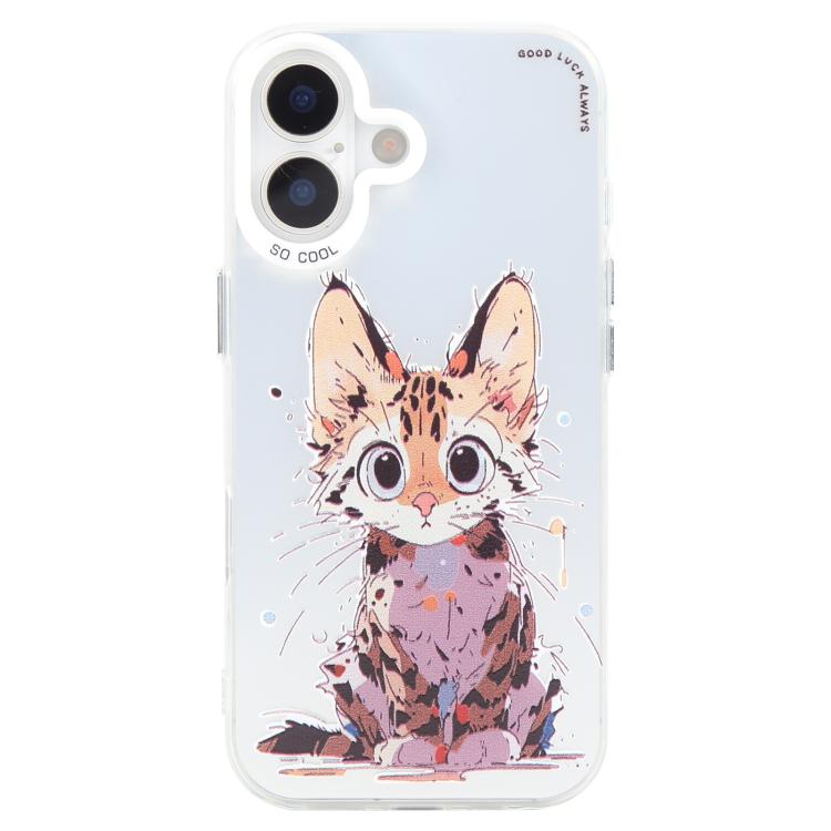 동물 무늬 유화 시리즈 PC + TPU 휴대폰 케이스, 아이폰 17용