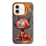 동물 무늬 유화 시리즈 PC + TPU 휴대폰 케이스, 아이폰 에어용