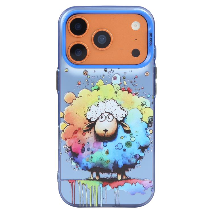 동물 무늬 유화 시리즈 PC + TPU 휴대폰 케이스, 아이폰 17용